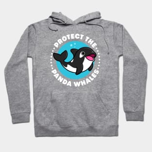 Protect the Panda Whales - Cute Orca (Killer Whale) Hoodie